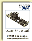 Instruction Manual - DACT CT101 line stage module